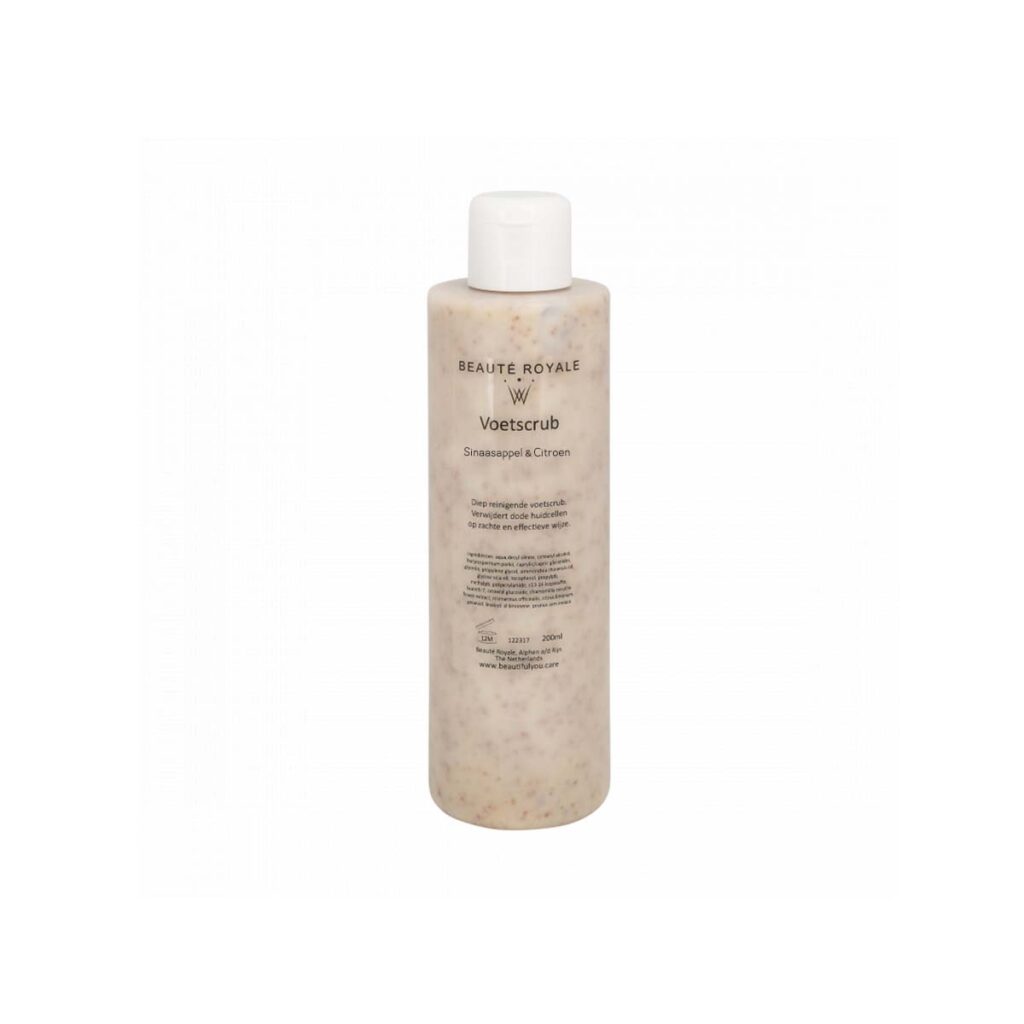 Beauté Royale Voetscrub Sinaasappel & Citroen, 200 ml