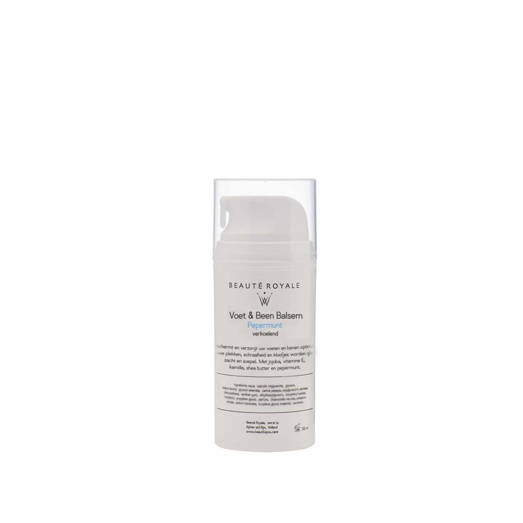 Voet-Beenbalsem-Pepermunt-100ml-Beaute-Royale, pedicure academie