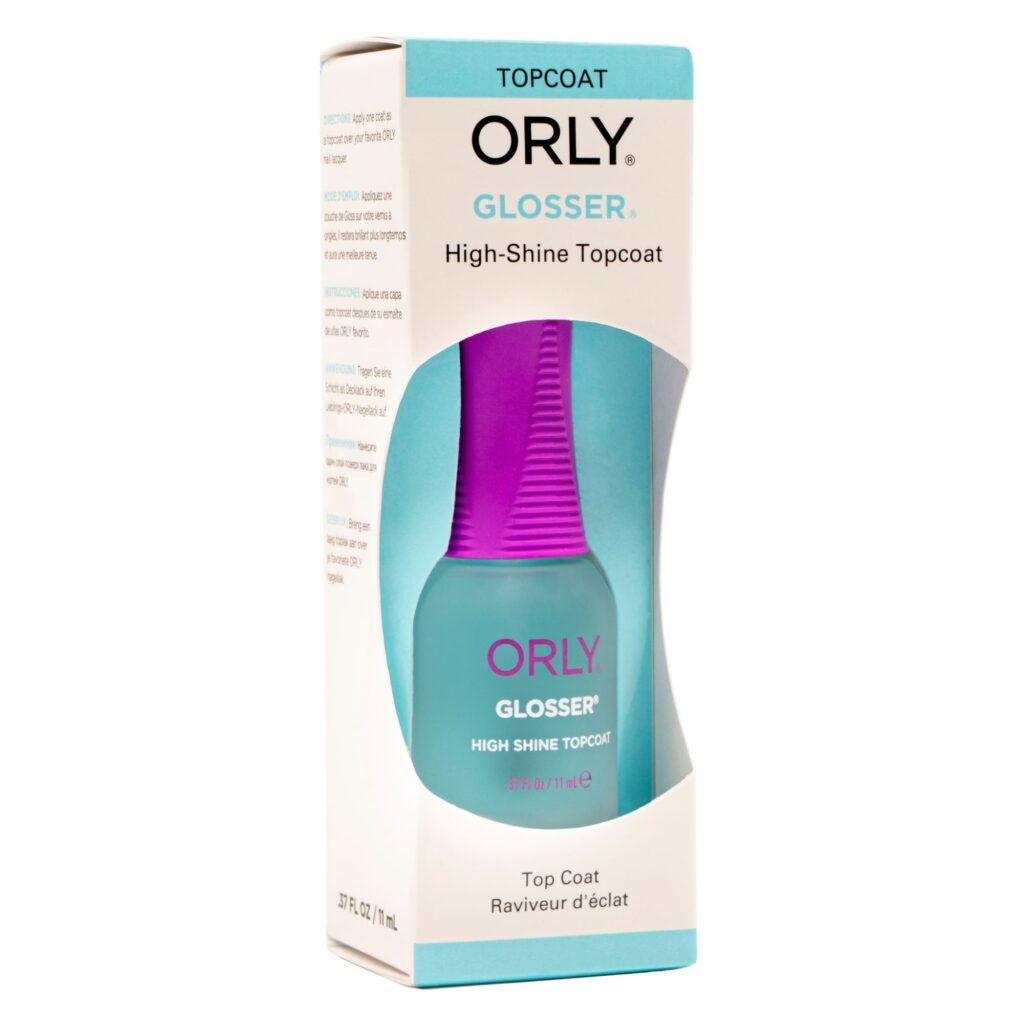 Orly Glosser Topcoat, pedicure academie