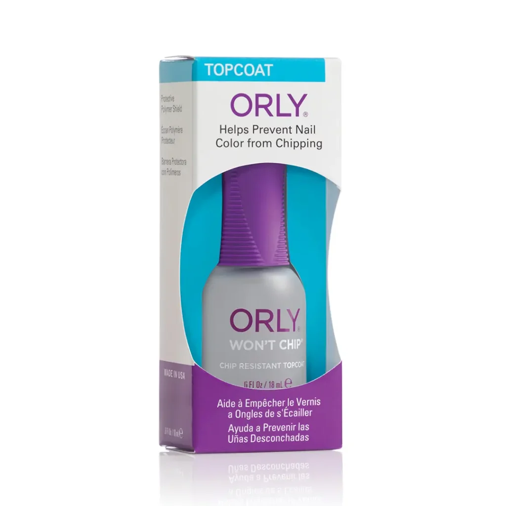Orly Won't Chip Topcoat, pedicure academie